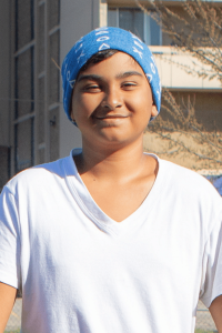 Closeup photo of Ronaldo, a student who attends The 196 after-school program at Mission Services of Hamilton