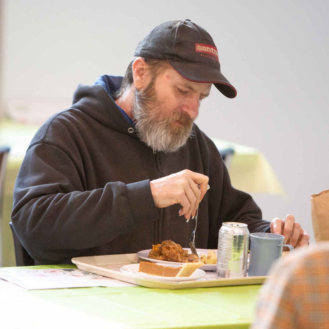 Men's Client Eating